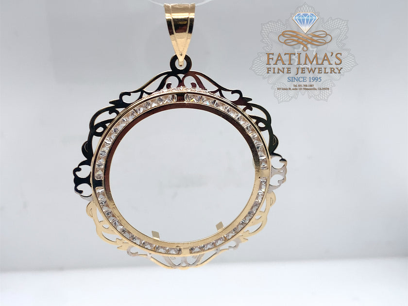 Centenario Fatima's Fine Jewelry Mexican Coin Pendant