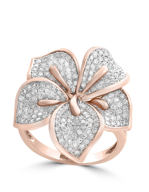 Effy 14K Rose Gold Diamond Ring