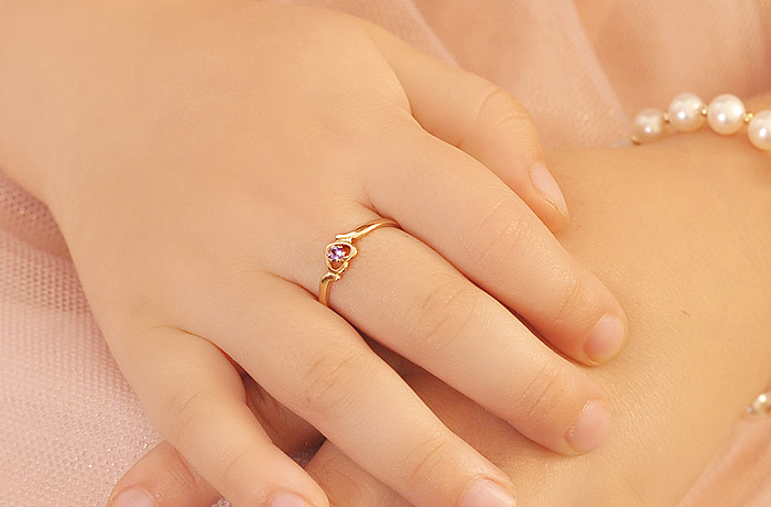 Baby Ran Ring Baby & Children's Rings – Fatima's Fine Jewelry
