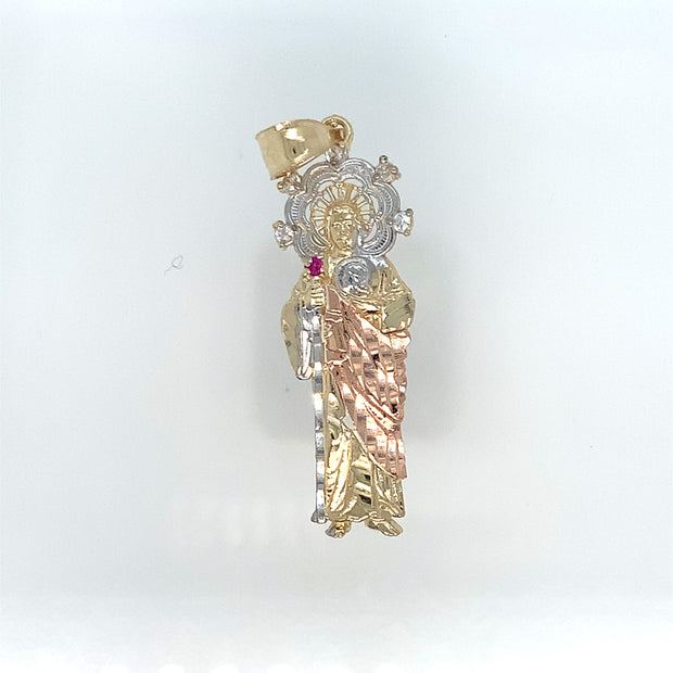 14 K Gold San Judas Pendant 2.