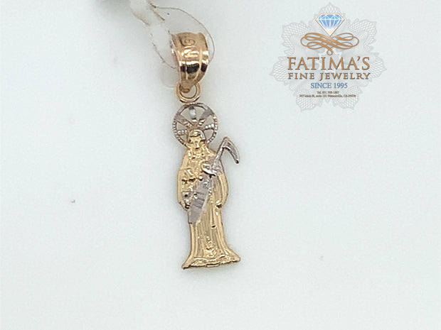 La Santa Muerte 14k Yellow Gol