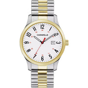 Caravelle Stainless Steel Classic CAR Mens Watch