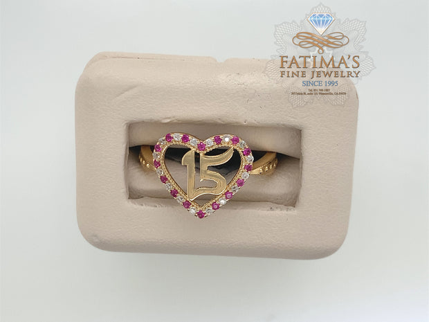 Lady's Yellow 14 Karat Rings S