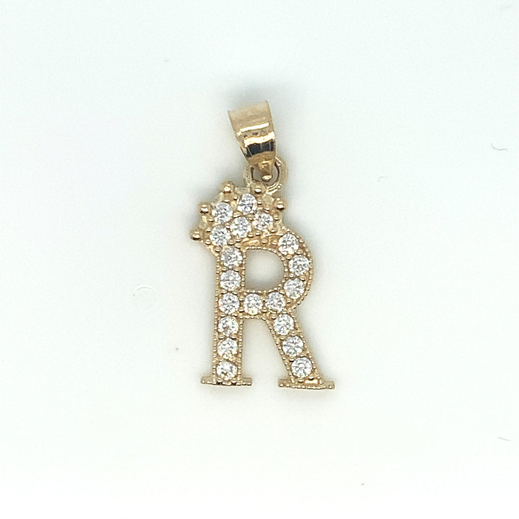 Gold Letter R Pendant