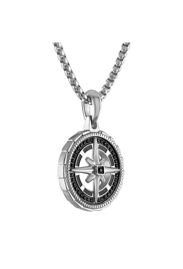 Bulova Stainless Steel Performance Jewelry Mens Necklace