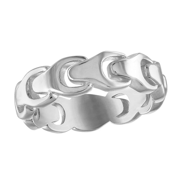 Bulova Sterling Silver 925 Classic Jewelry Mens Ring