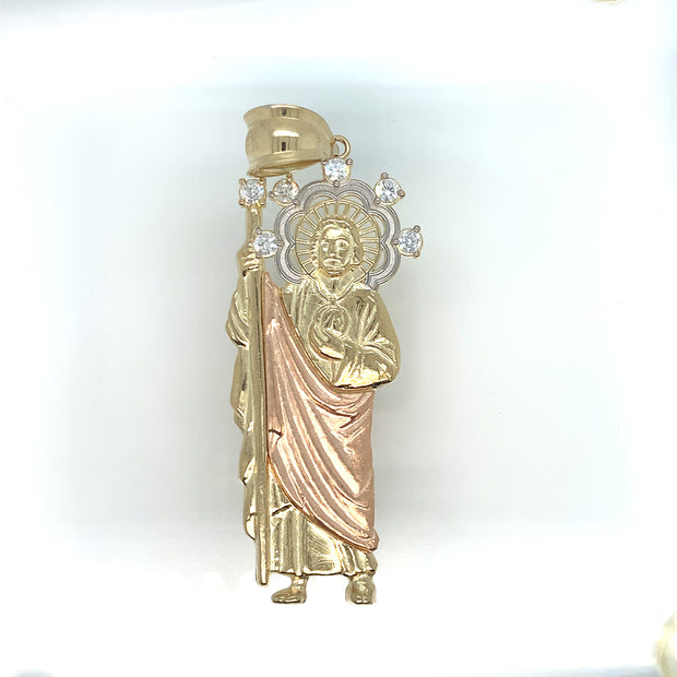 14 K Gold San Judas Pendant 4.