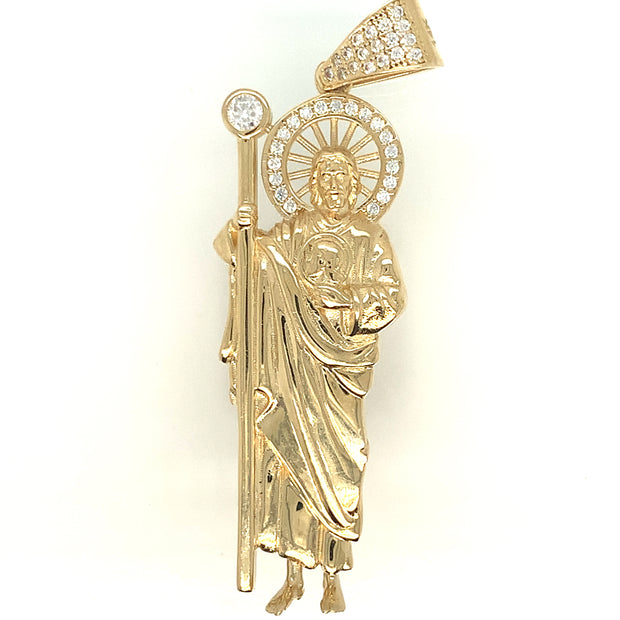 14 K Gold San Judas Pendent 5.