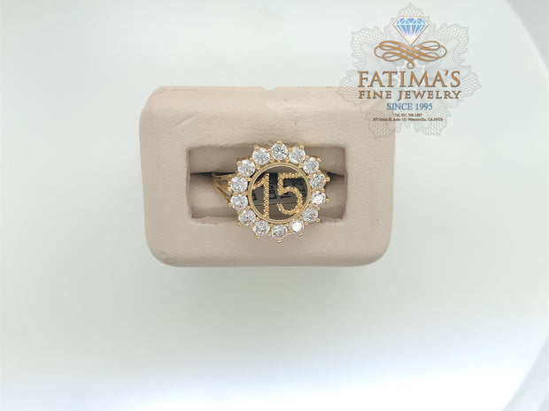 Lady's Yellow 14 Karat Rings S