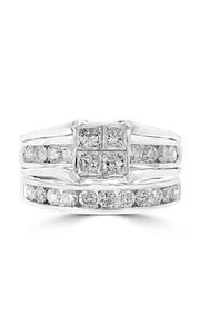 Effy 14K White Gold Diamond Ring
