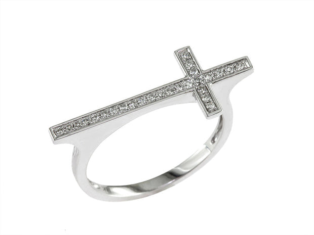 EFFY 14K WHITE GOLD DIAMOND RING