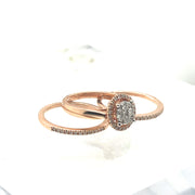 14 Karat Rosé Custom Diamond Engagement Rings 0.50