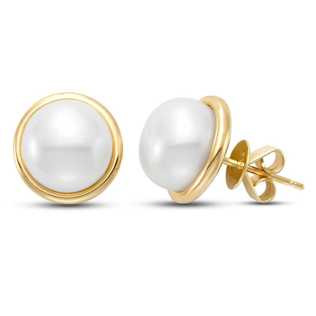 14 Karat Pearl Earrings